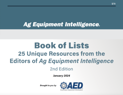 Ag Equipment Intelligence Book of Lists