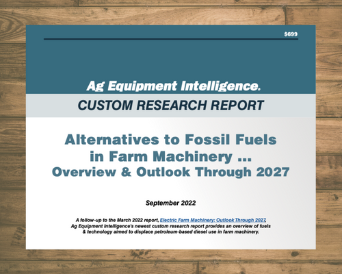 Alternatives to Fossil Fuels in Farm Machinery