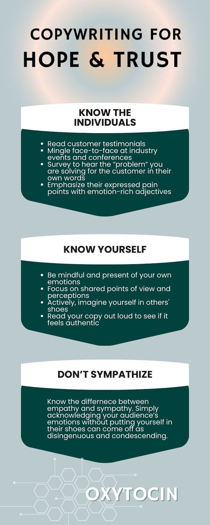 Copywriting for Hope & Trust