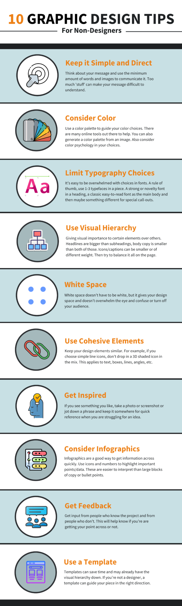 10 Graphic Design Tips For Non-Designers