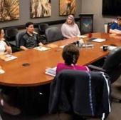 Summer Interns Gather to Discuss EOS with Management