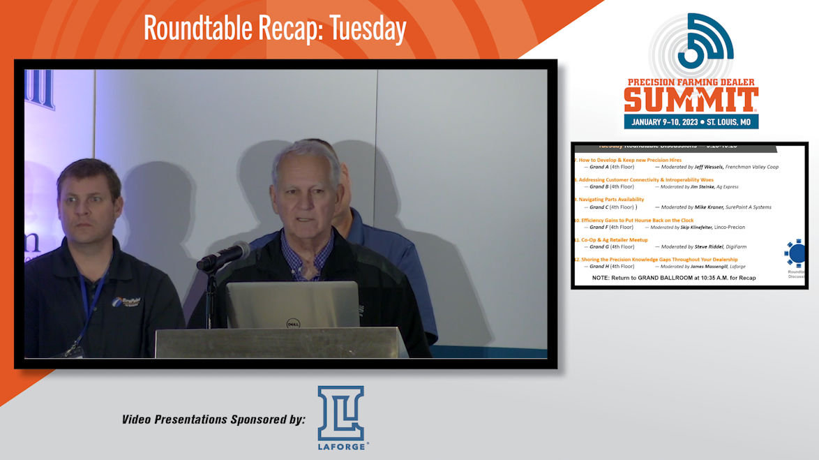 Tuesday, January 10, 2023 -- Roundtable Recaps