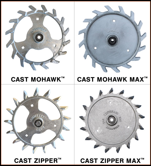 Schaffert All-Cast Closing Wheels